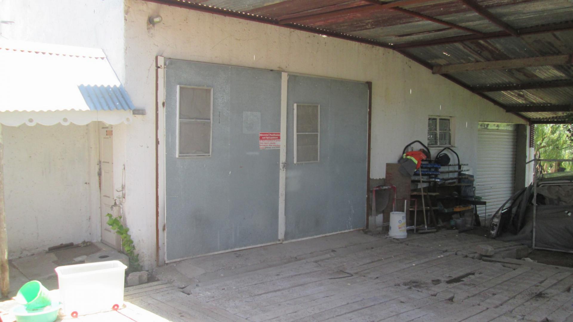 Backyard of property in Oranjeville