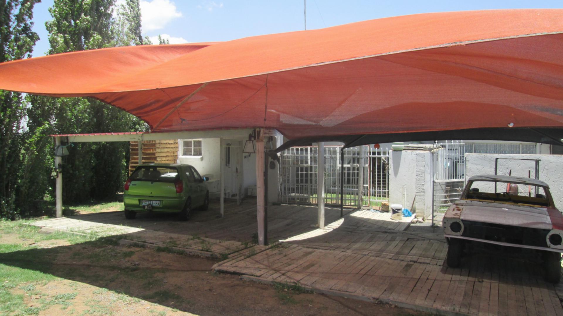 Backyard of property in Oranjeville