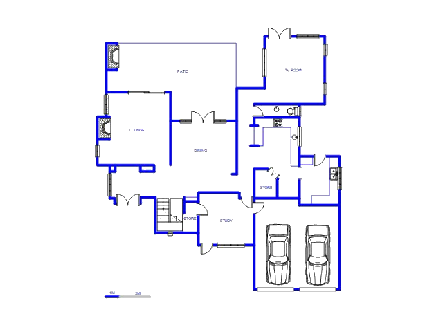 Floor plan of the property in Moreletapark