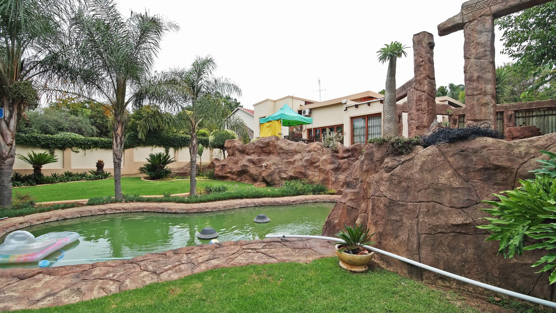 Backyard of property in Waterkloof Ridge