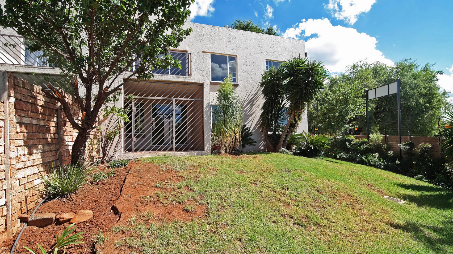 Backyard of property in Garsfontein