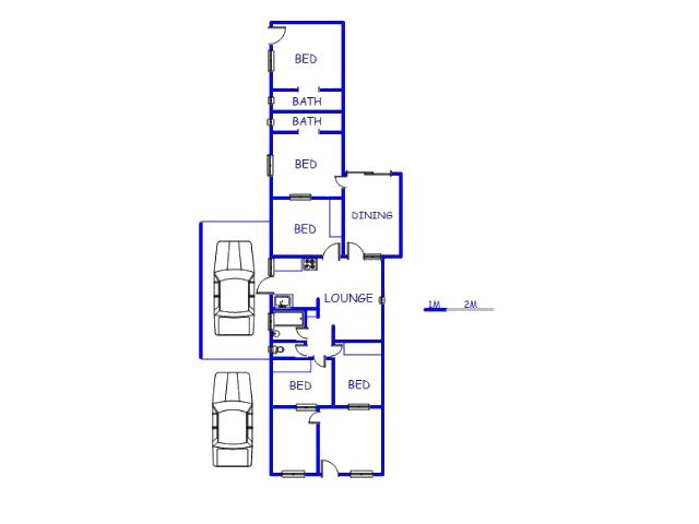 Floor plan of the property in Scottsdene
