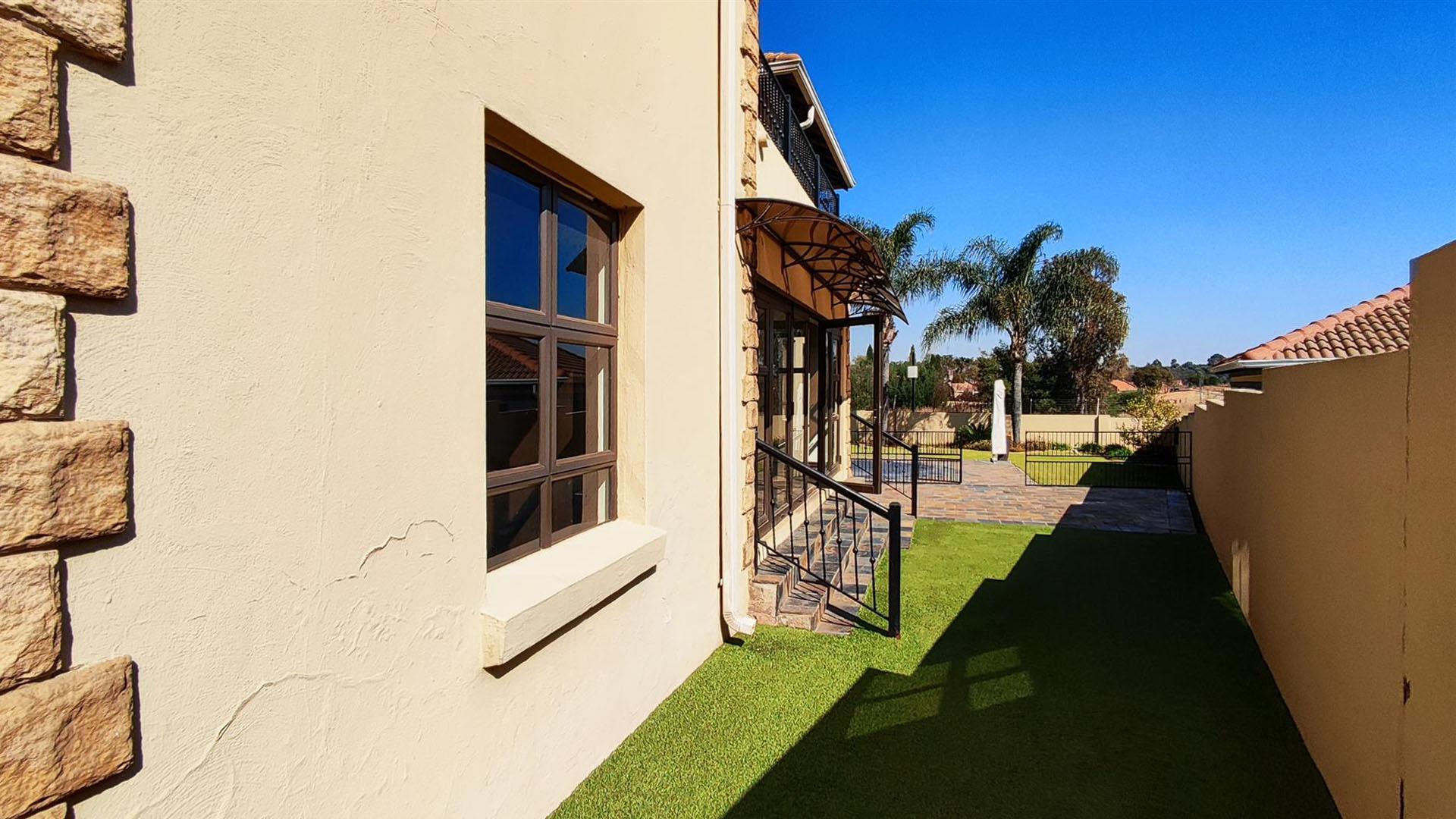 Backyard of property in Glen Erasmia Boulevard