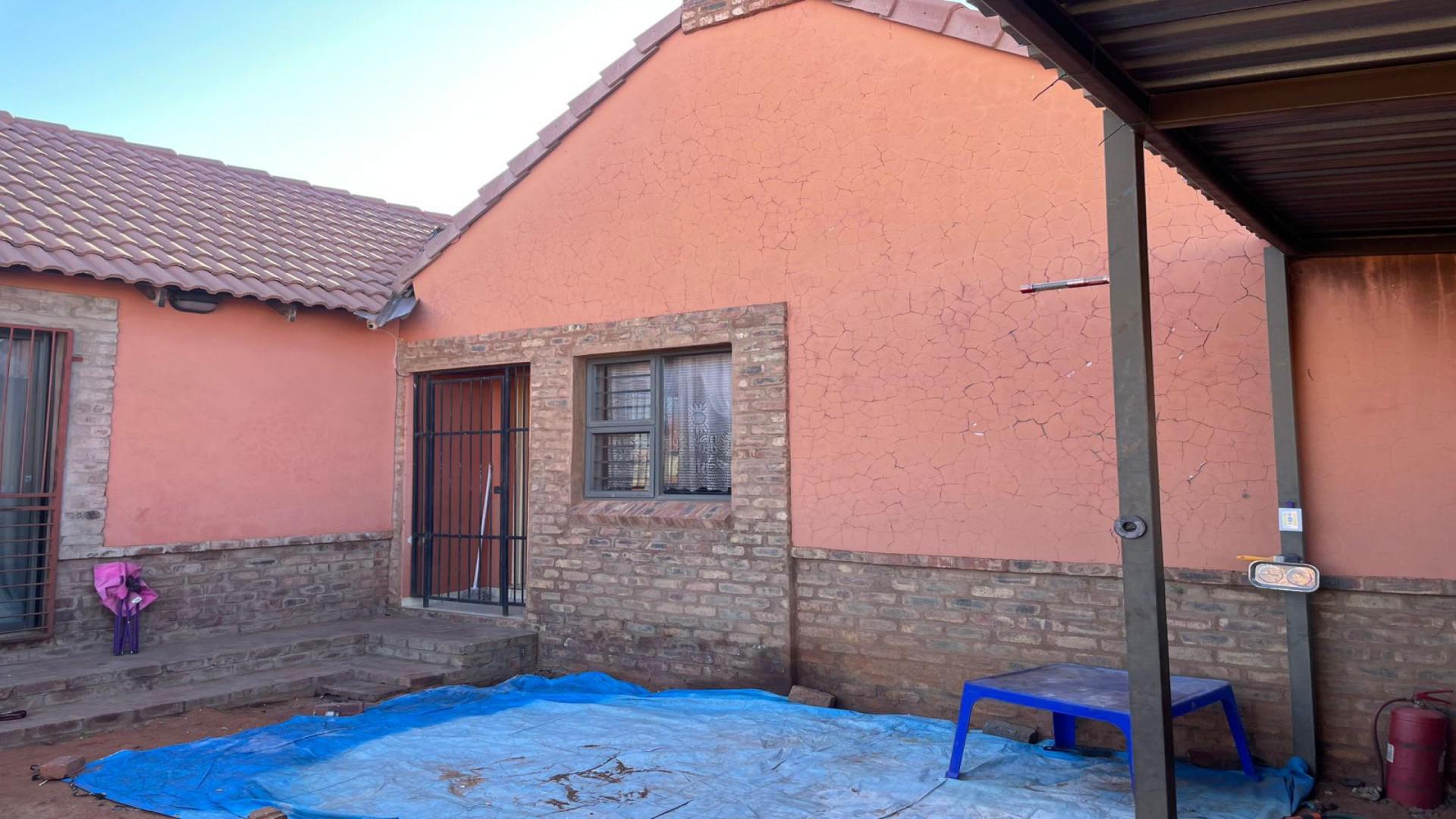 Backyard of property in Kathu
