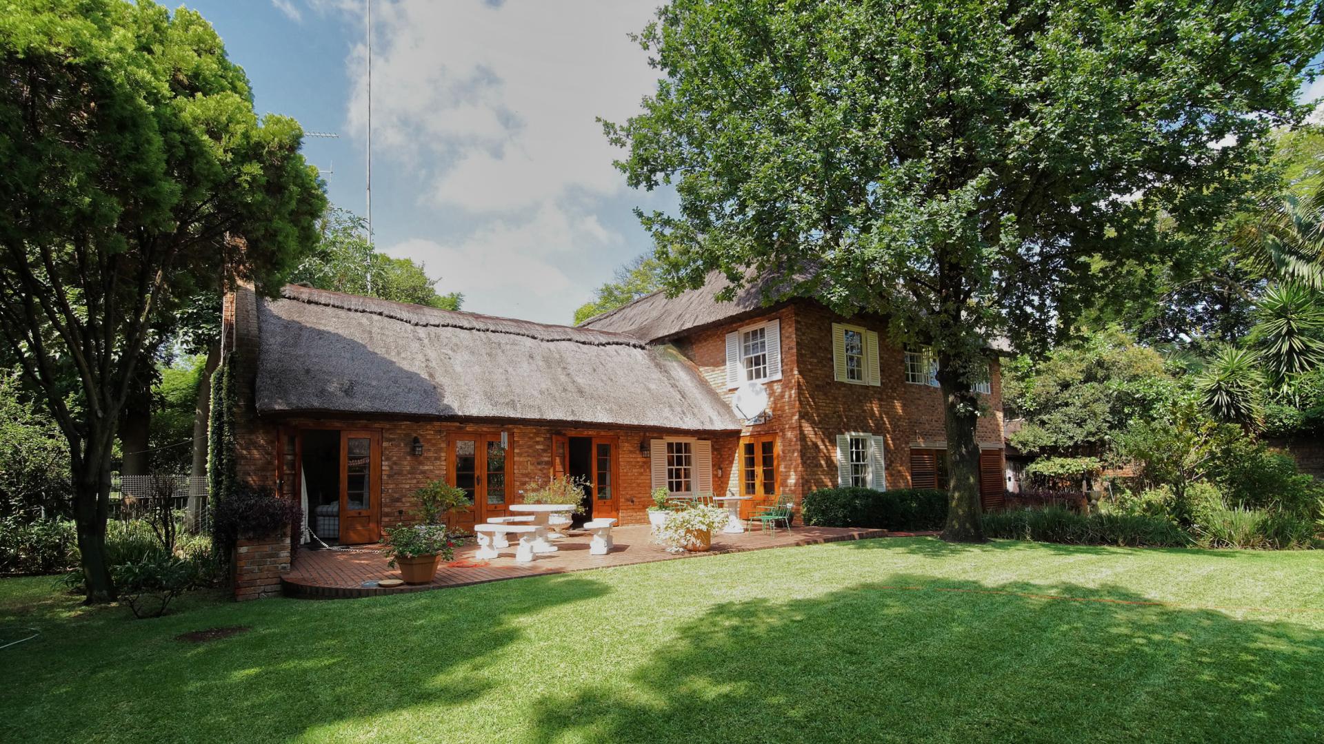 Backyard of property in Waterkloof Glen