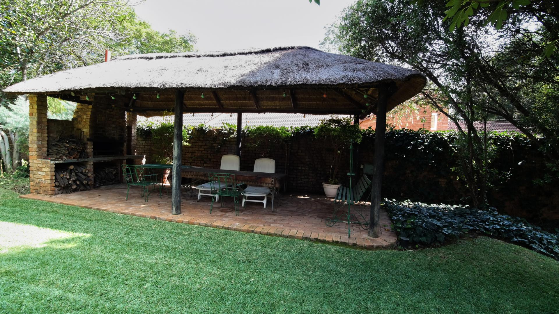Backyard of property in Waterkloof Glen
