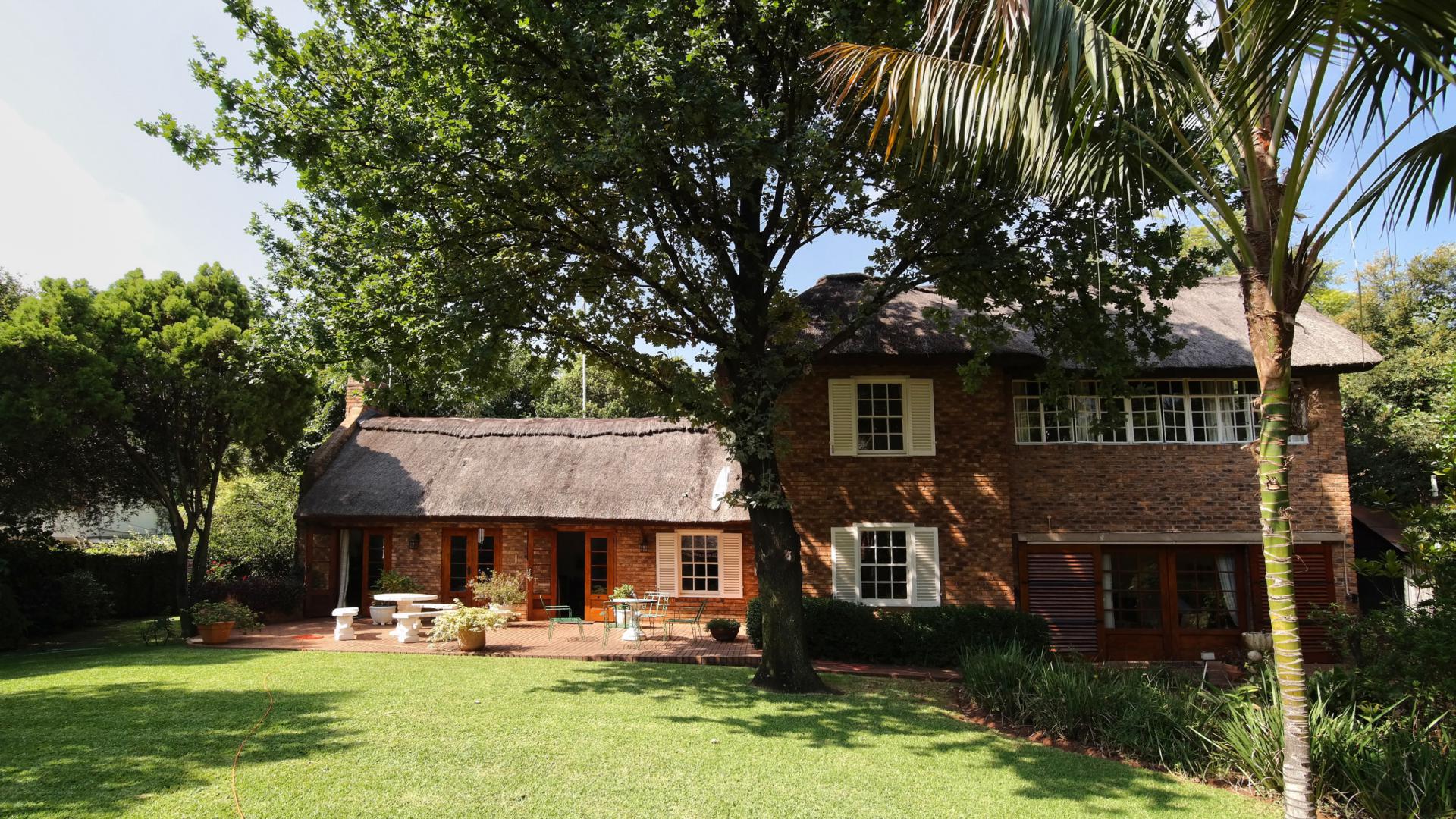 Backyard of property in Waterkloof Glen