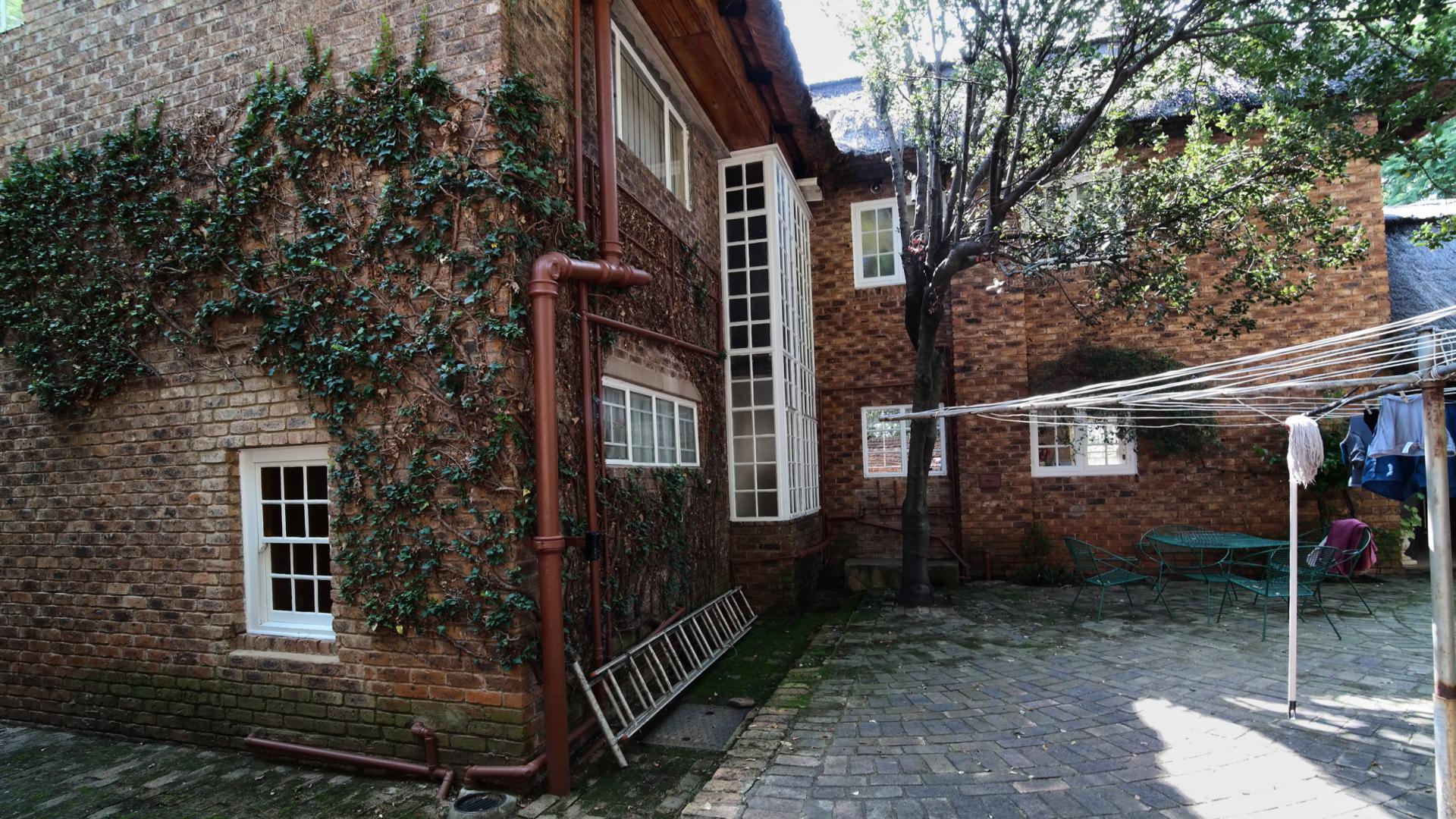 Backyard of property in Waterkloof Glen