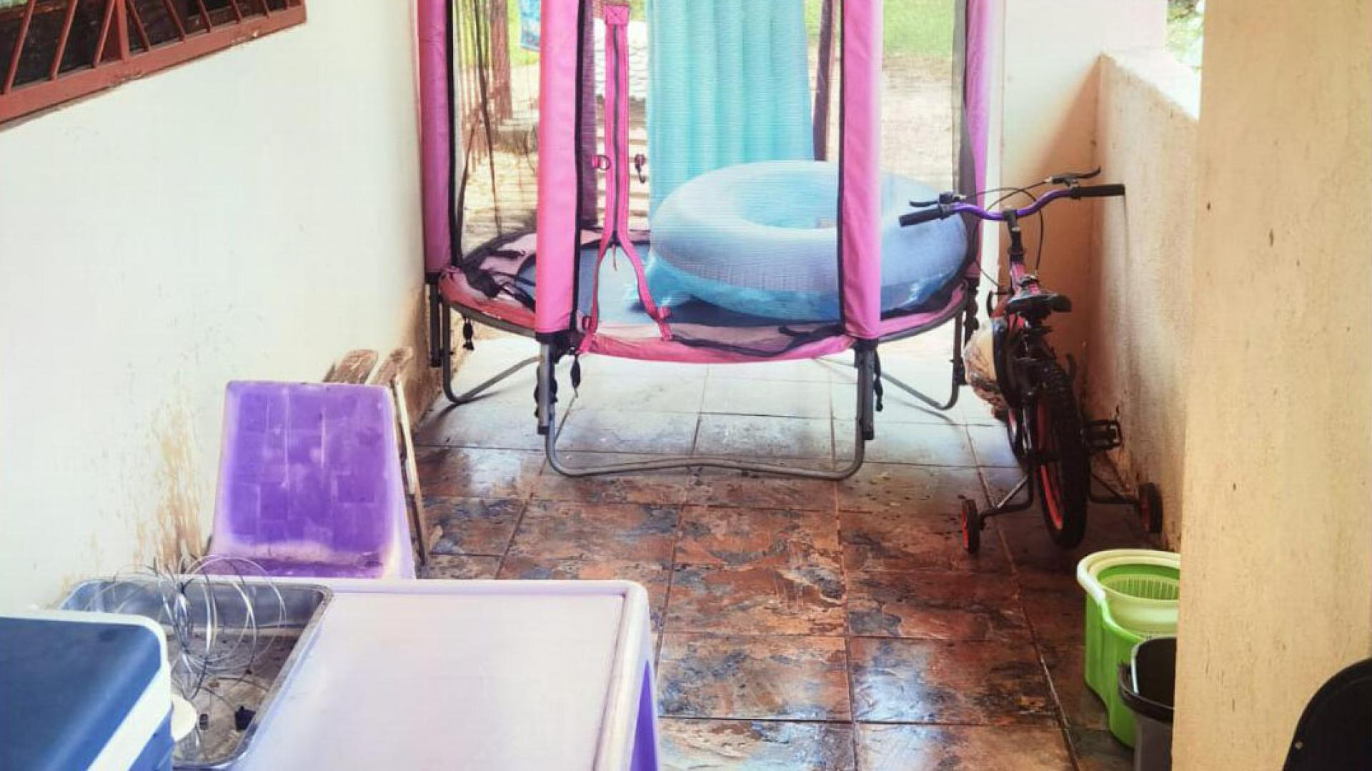 Patio of property in White River AH