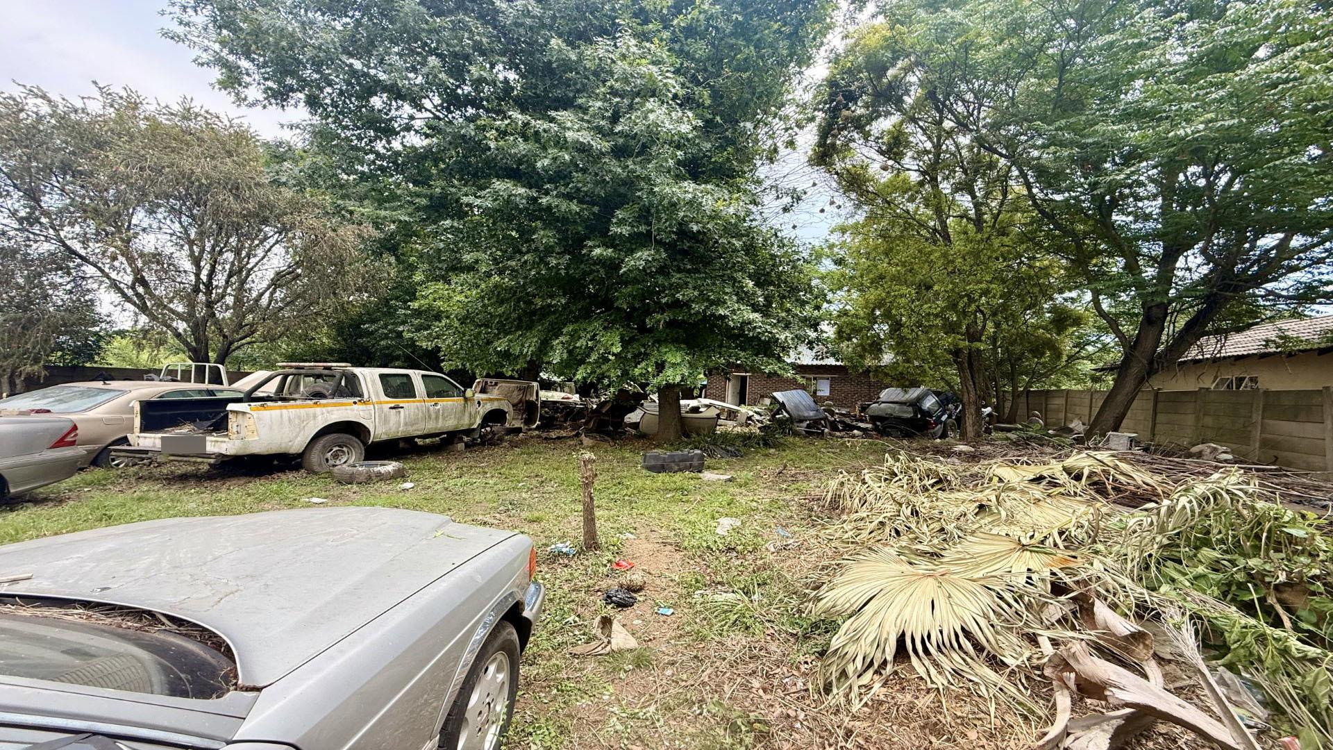 Backyard of property in Vryheid