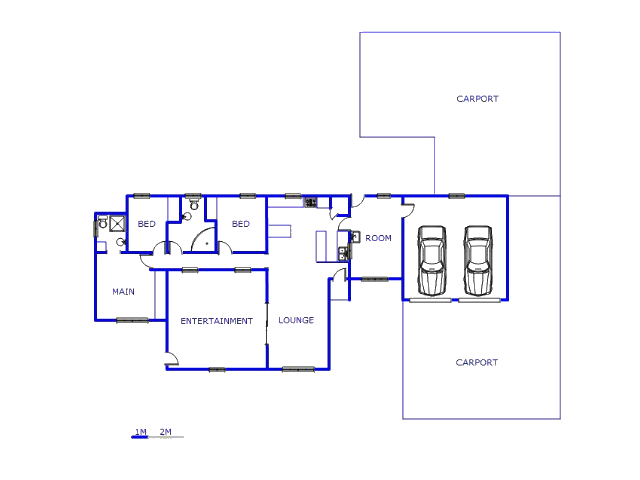 Floor plan of the property in The Orchards