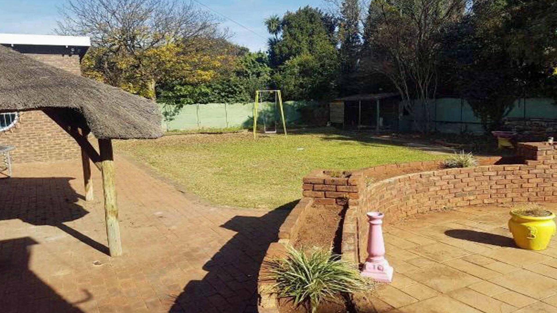 Backyard of property in Boksburg