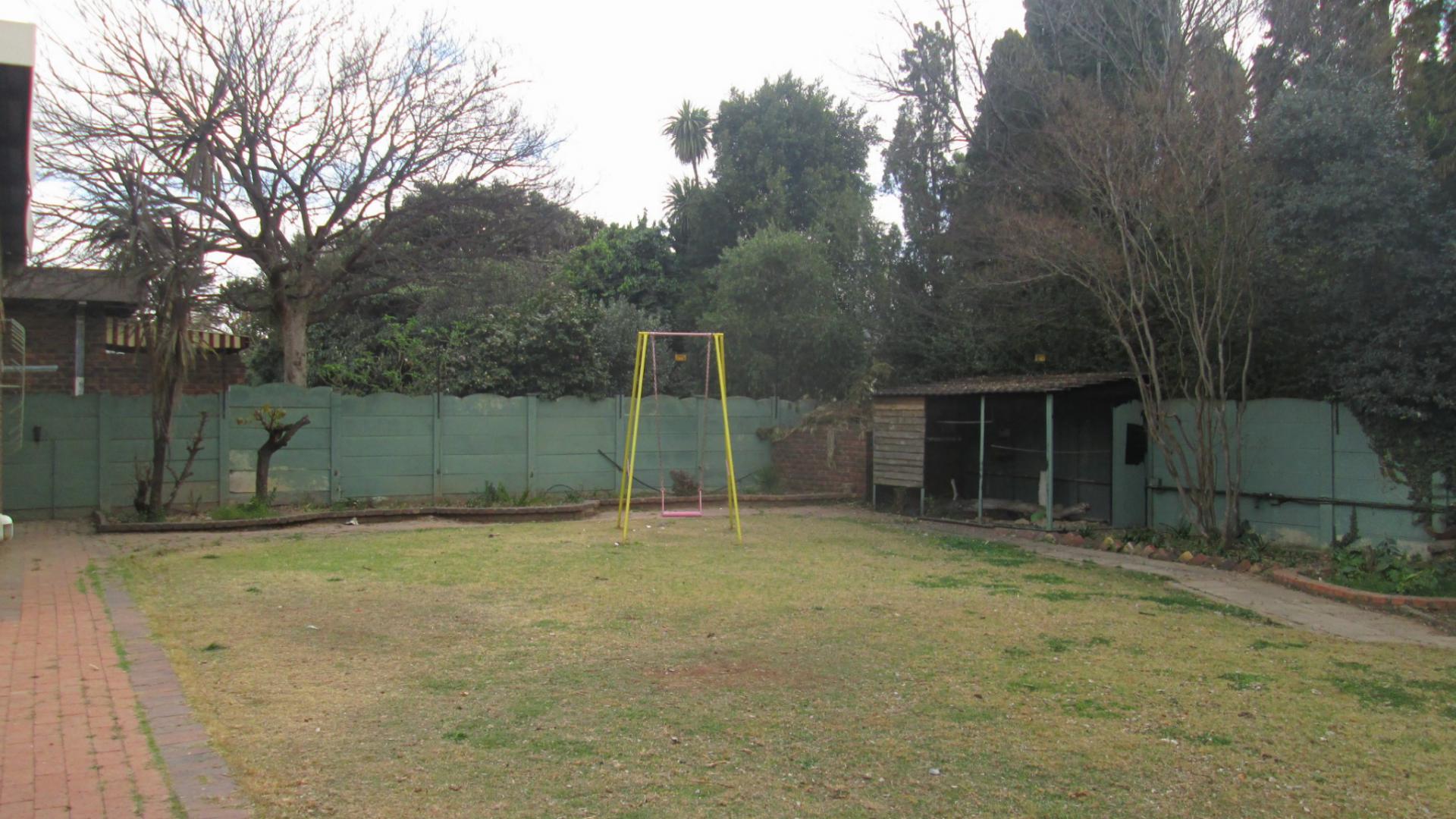 Backyard of property in Boksburg