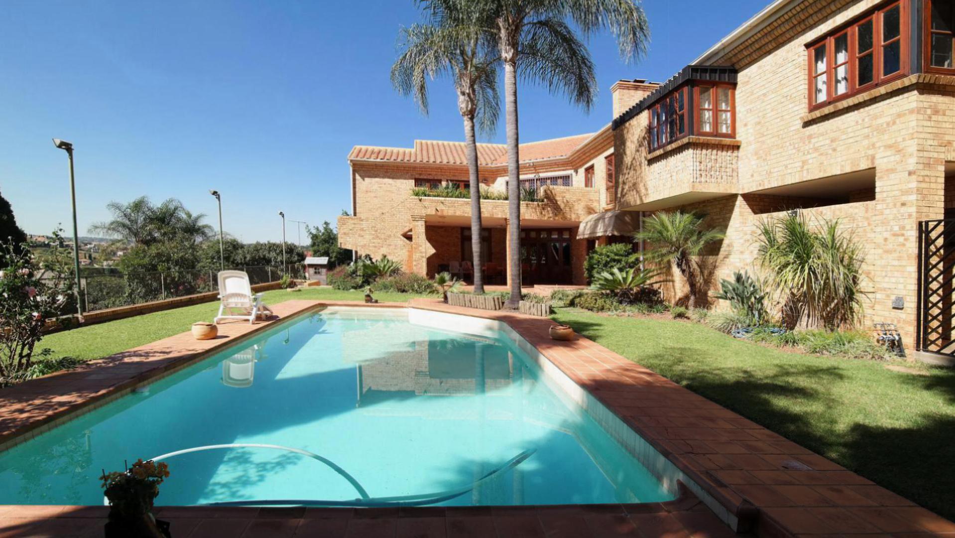 Backyard of property in Waterkloof Ridge