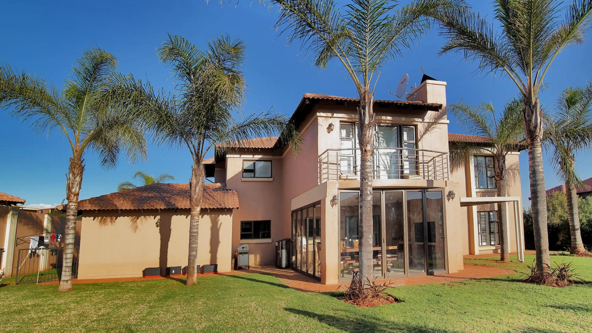 Backyard of property in The Wilds Estate