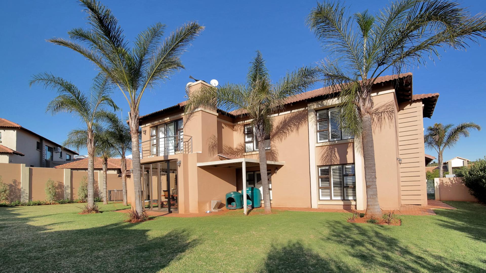 Backyard of property in The Wilds Estate