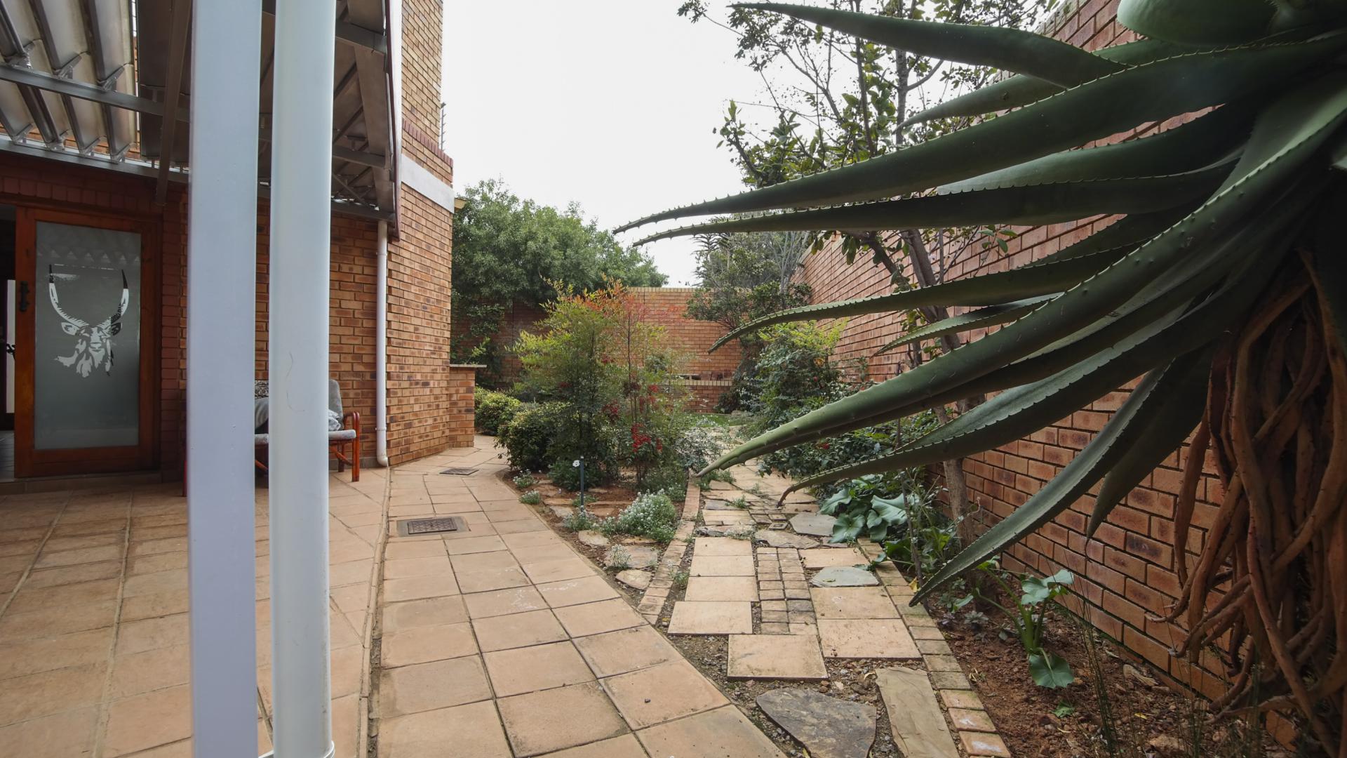 Backyard of property in The Wilds Estate