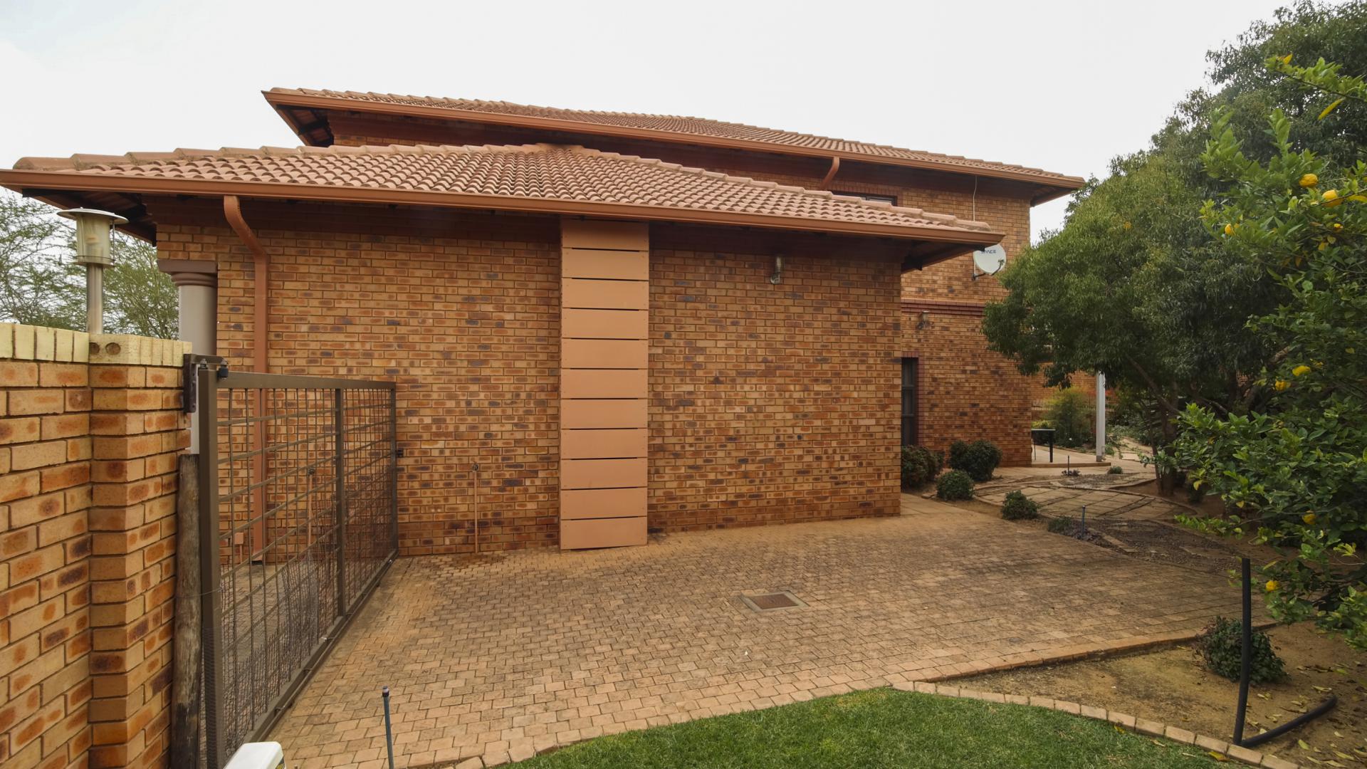 Backyard of property in The Wilds Estate