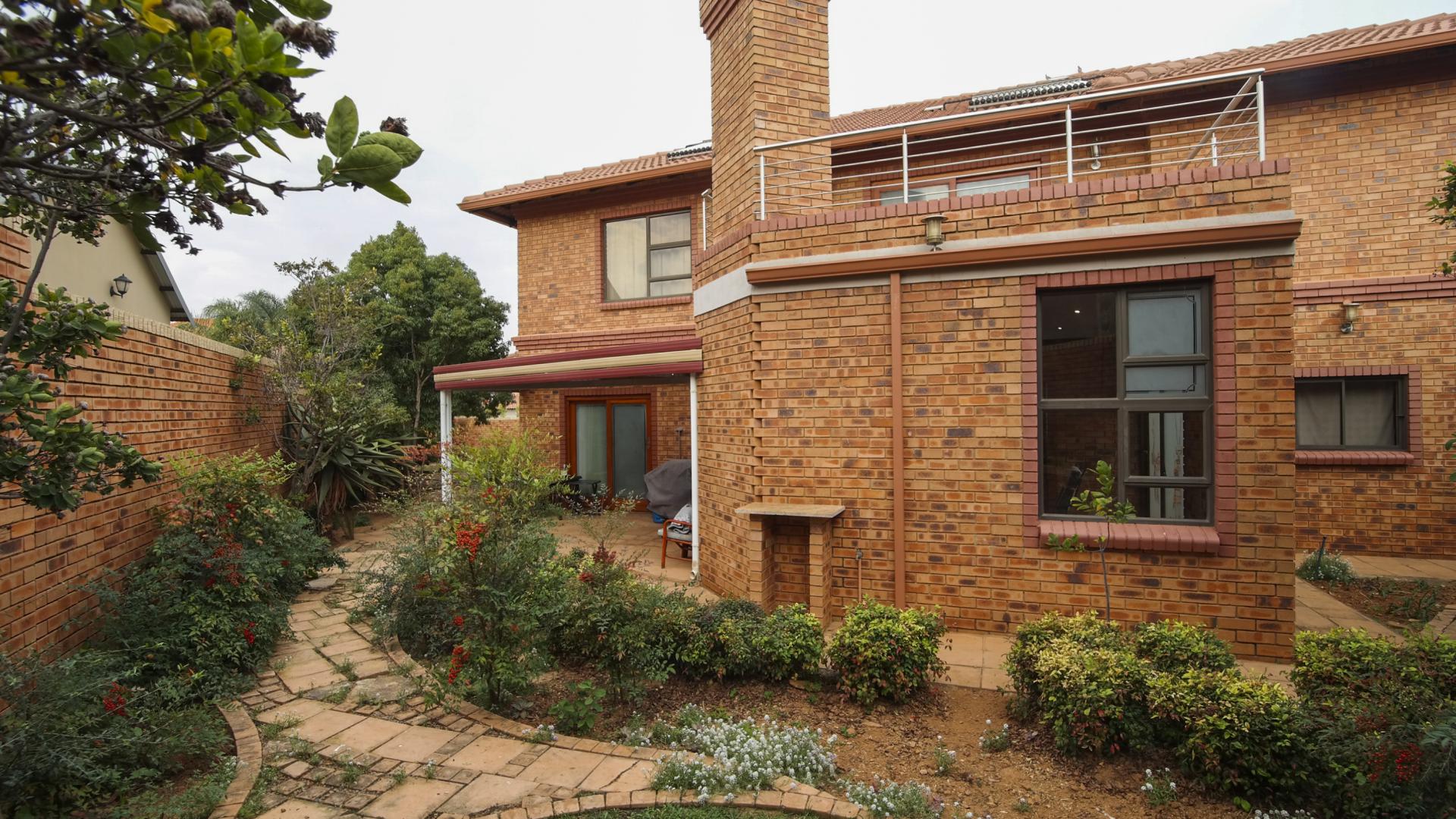 Backyard of property in The Wilds Estate