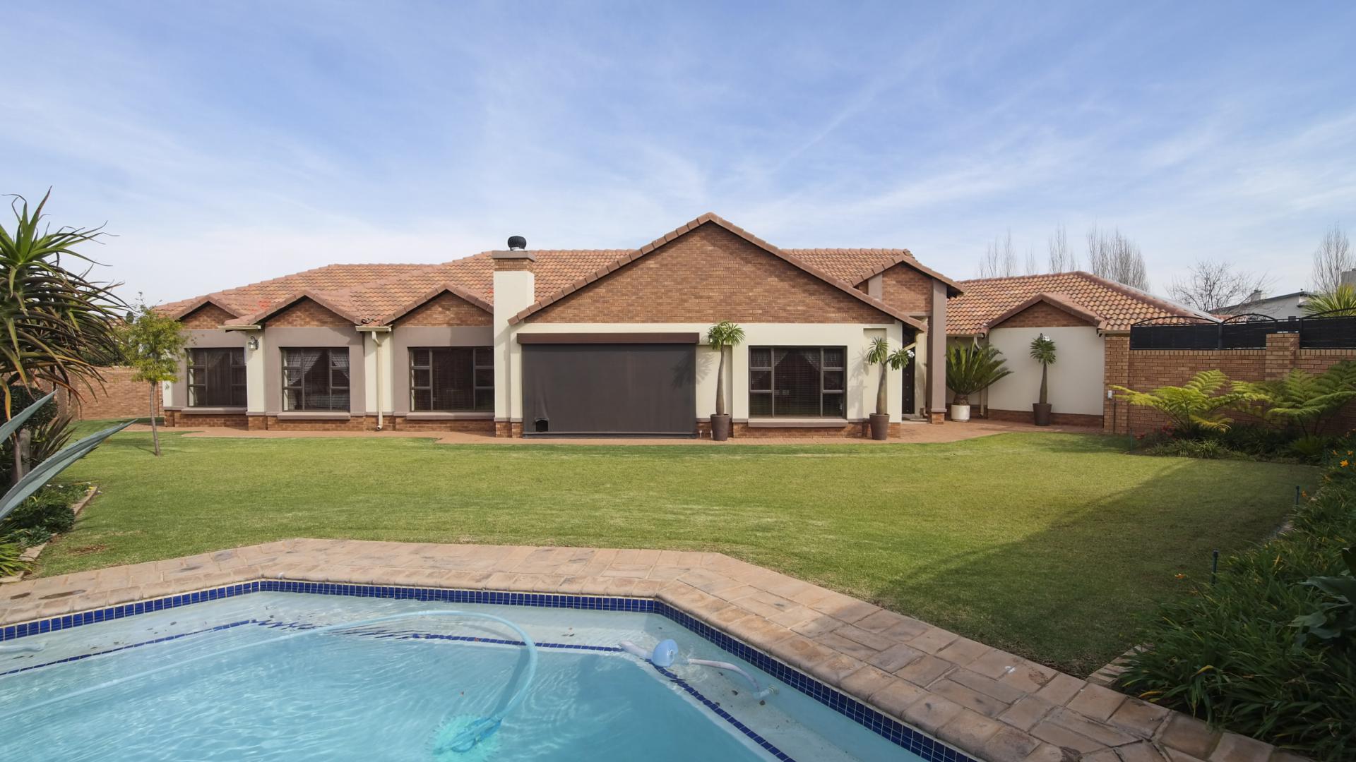 Backyard of property in The Wilds Estate