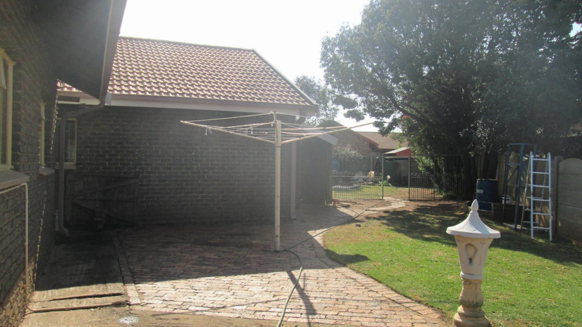 Backyard of property in Meyerton