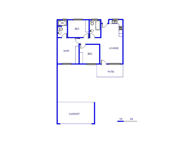 Floor plan of the property in Tasbetpark