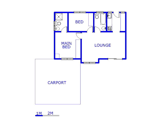 Floor plan of the property in Ormonde