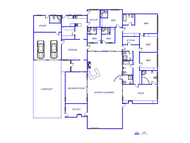 Floor plan of the property in Emalahleni (Witbank) 