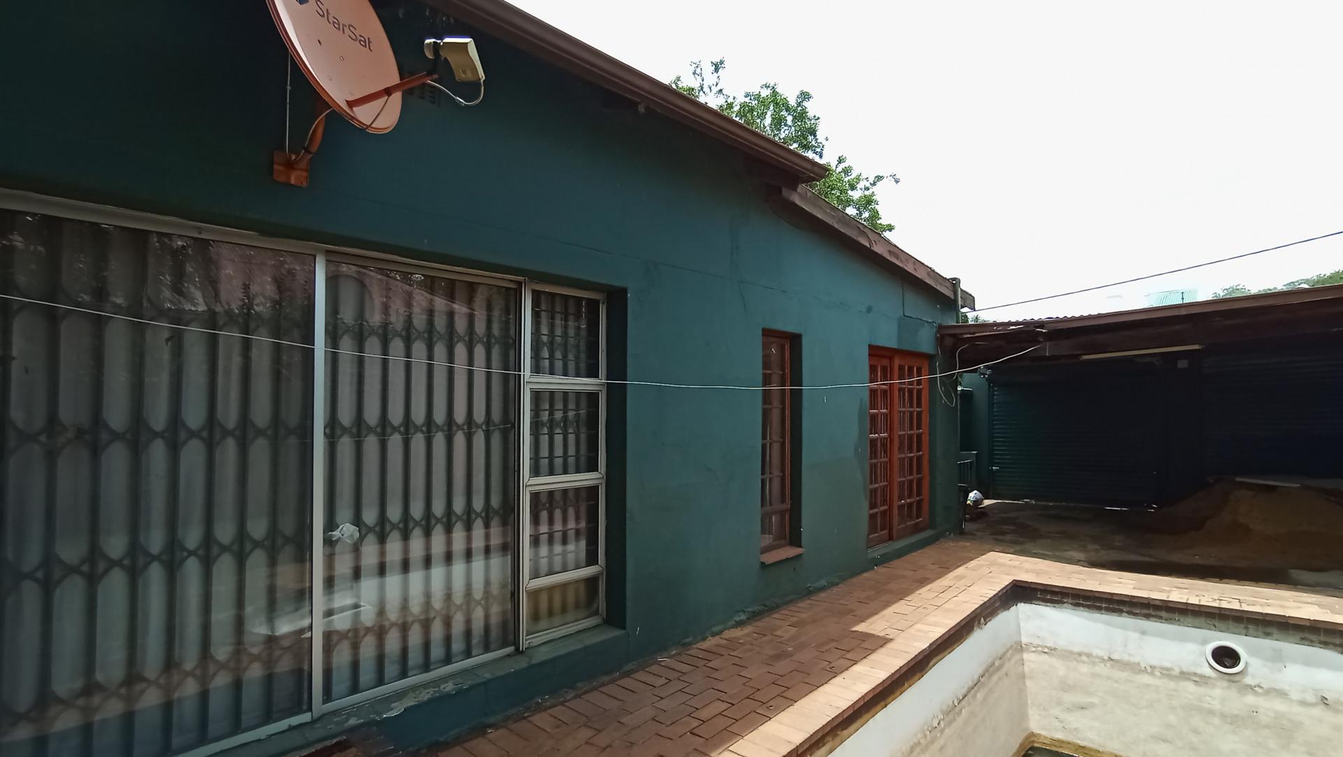 Backyard of property in Brixton