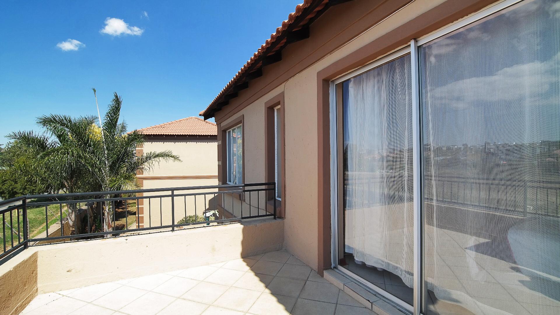 Balcony of property in Noordwyk