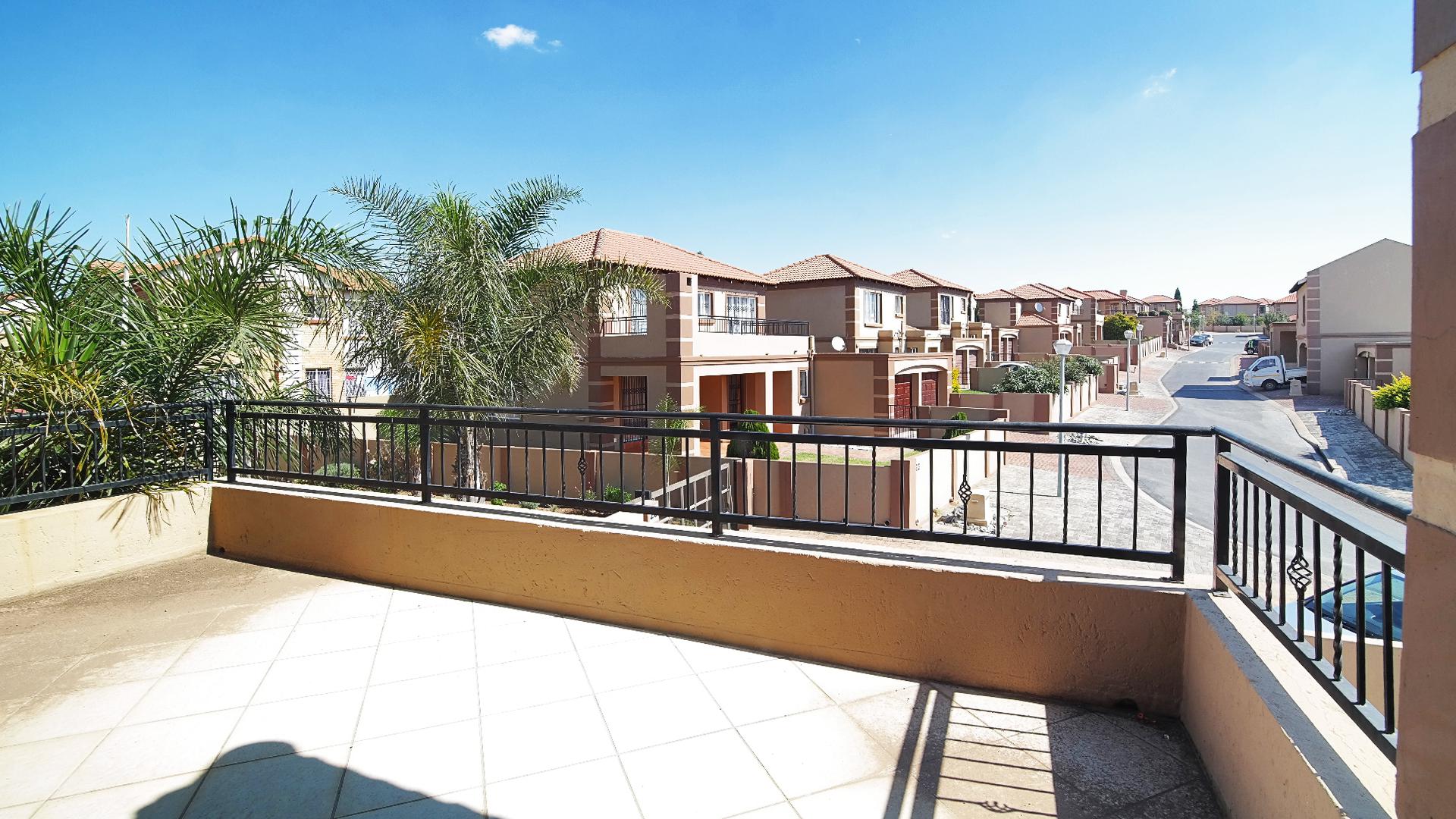Balcony of property in Noordwyk