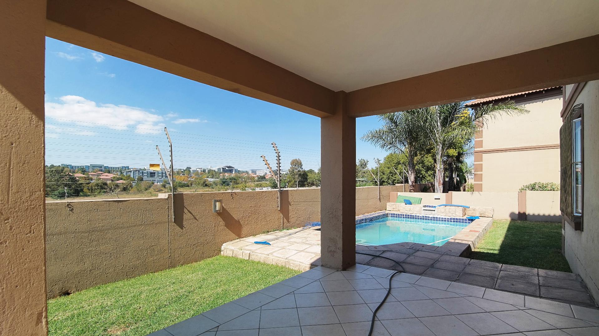 Patio of property in Noordwyk