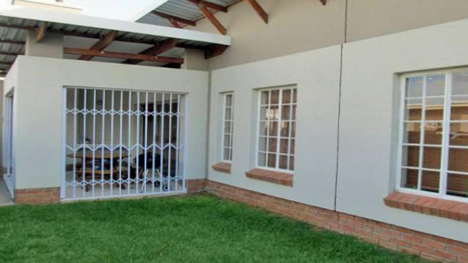 Backyard of property in Waterval East