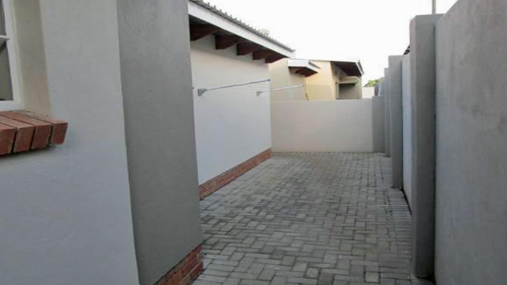 Backyard of property in Waterval East
