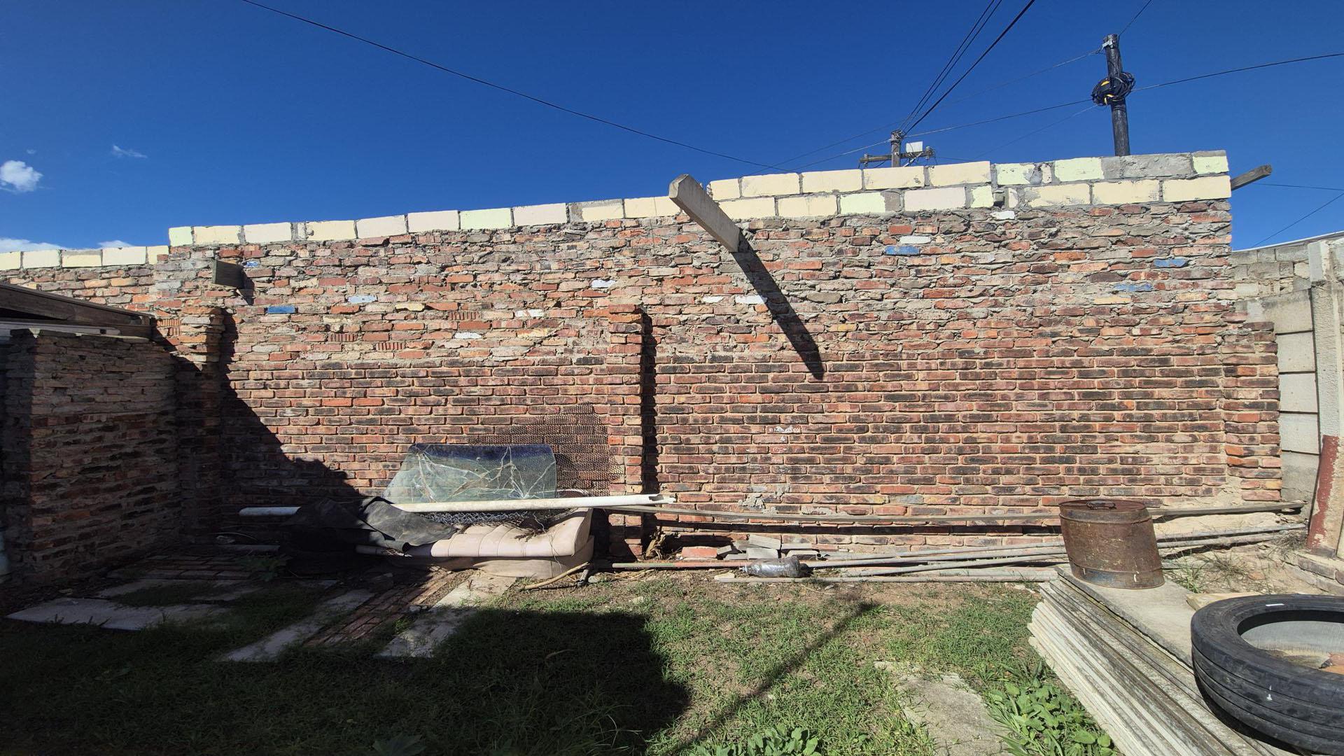 Backyard of property in Bloemendal