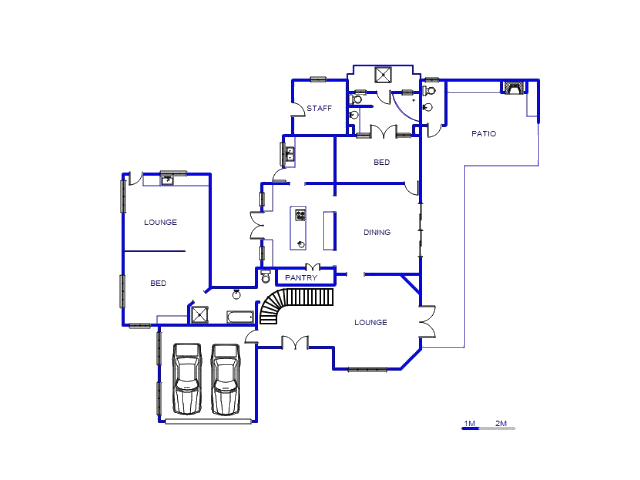 Floor plan of the property in Montana Park