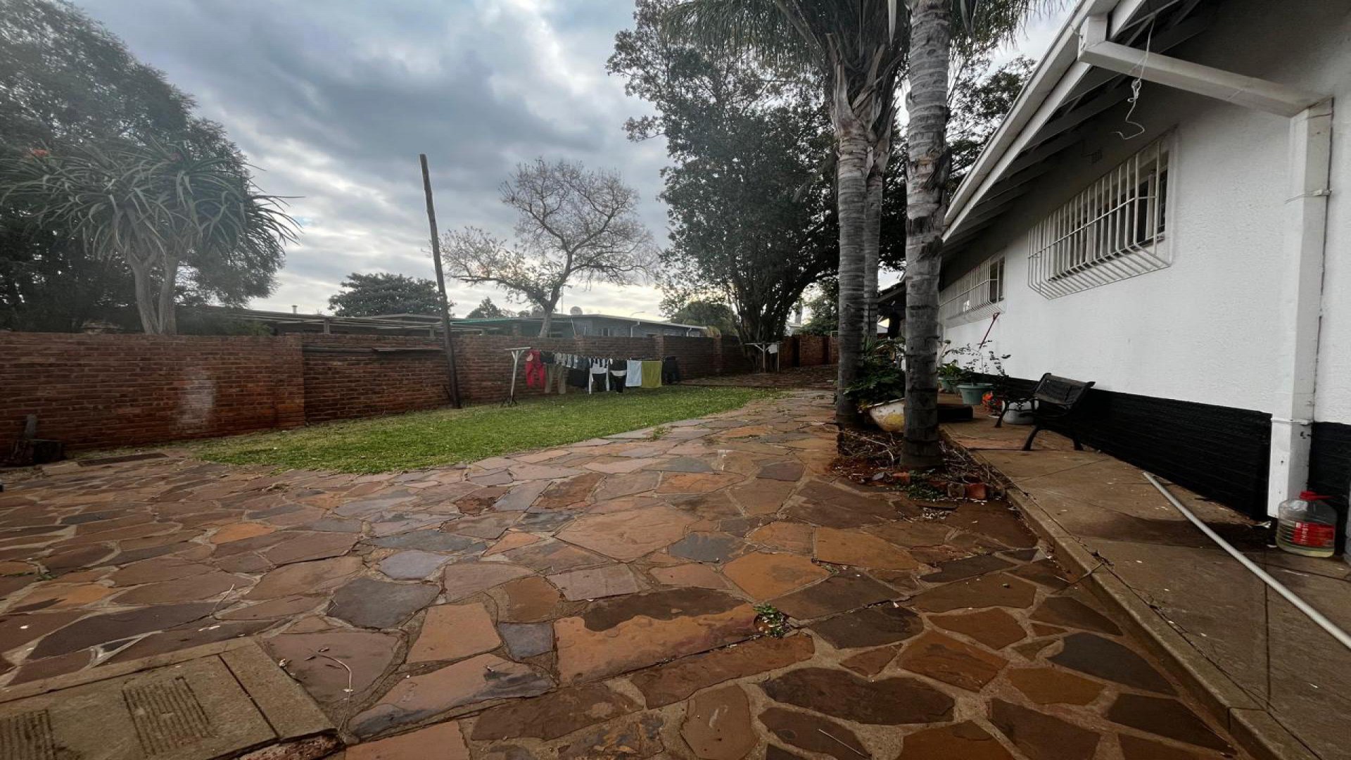 Backyard of property in Monument Heights