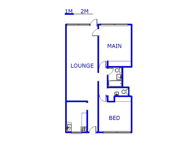 Floor plan of the property in Booysens
