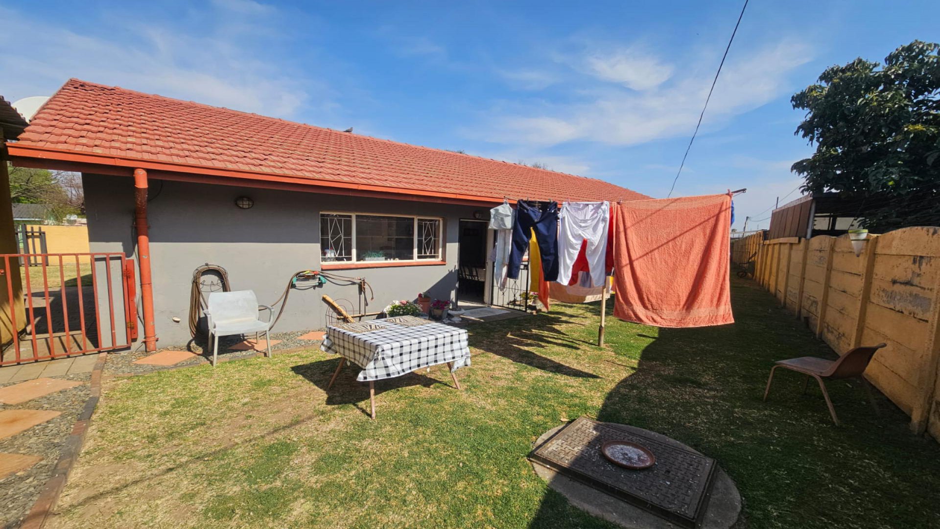 Backyard of property in Visagiepark