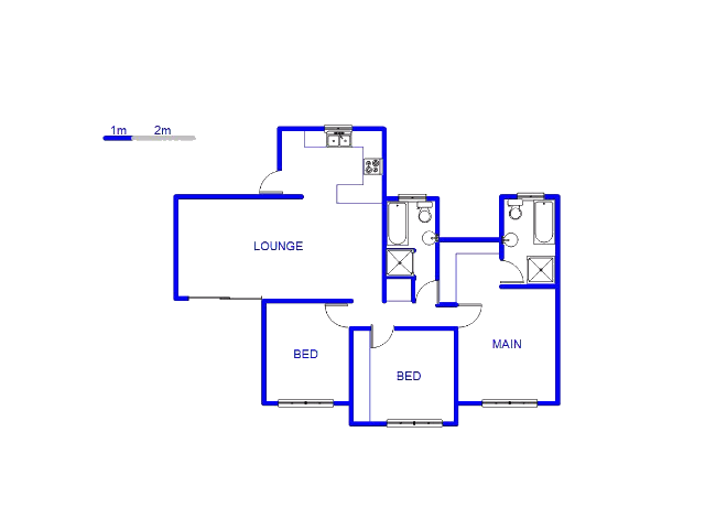 Floor plan of the property in Sharon Park