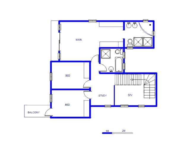 1st Floor - 95m2 of property for sale in Kosmosdal