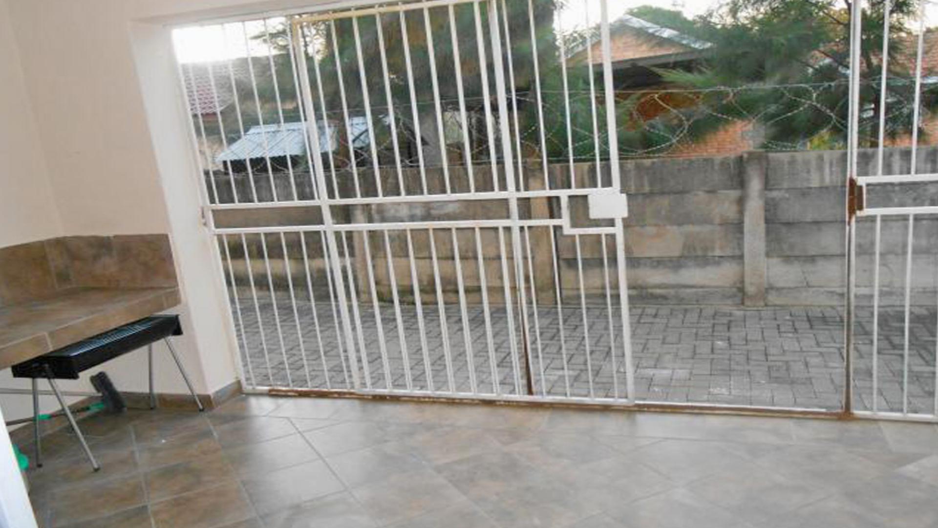 Patio of property in Rustenburg