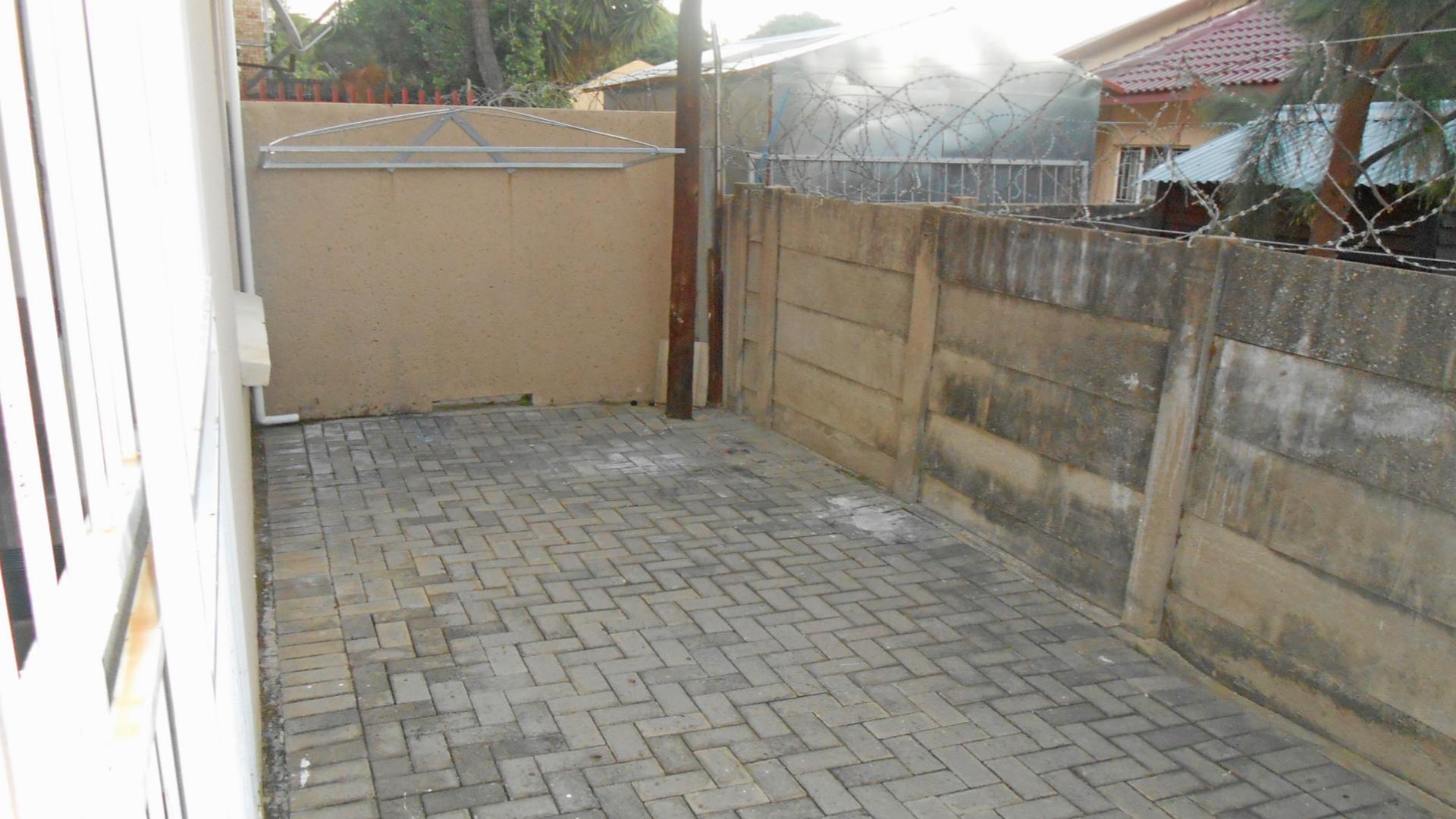 Backyard of property in Rustenburg