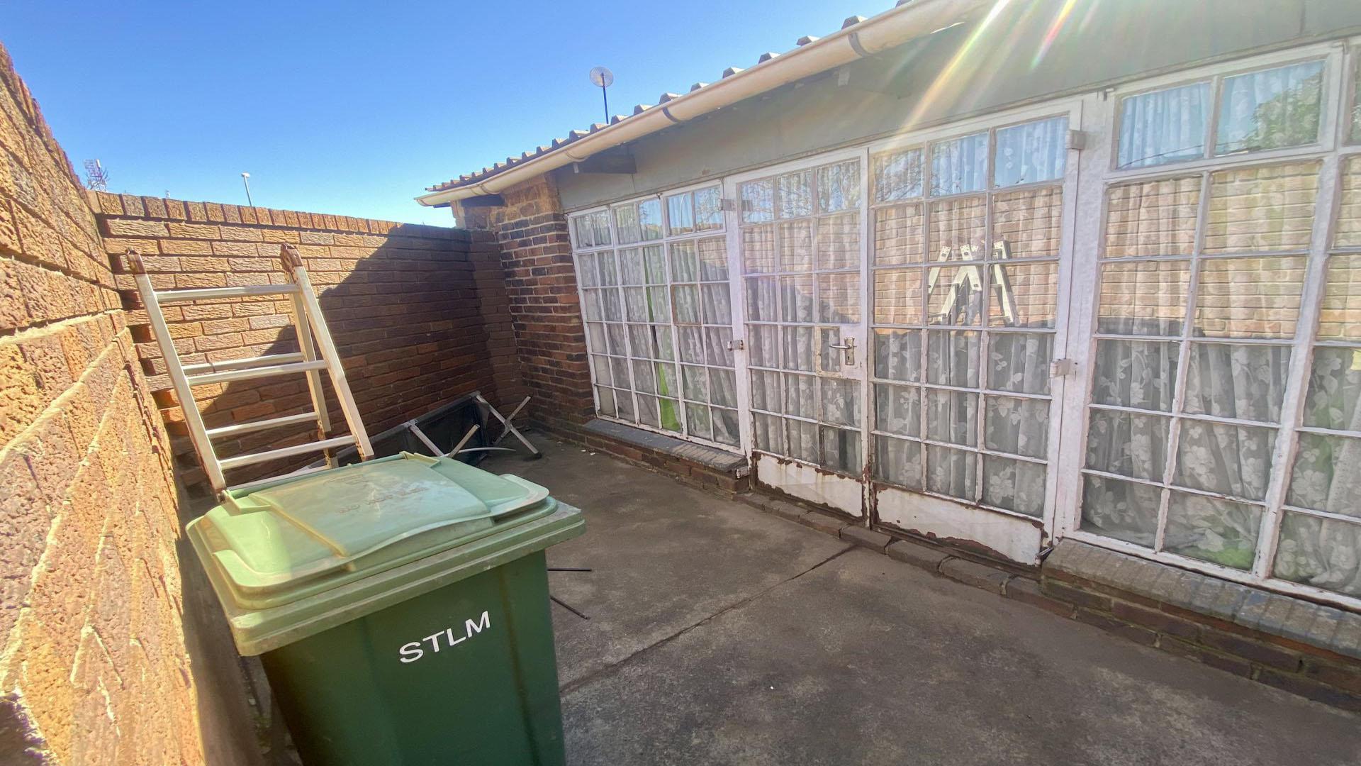 Backyard of property in Hendrina