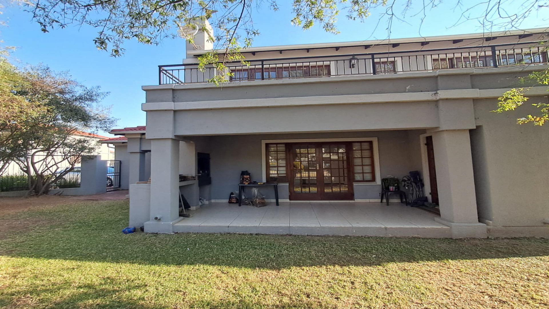Patio of property in Noordwyk
