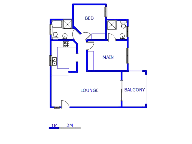 Floor plan of the property in Castleview