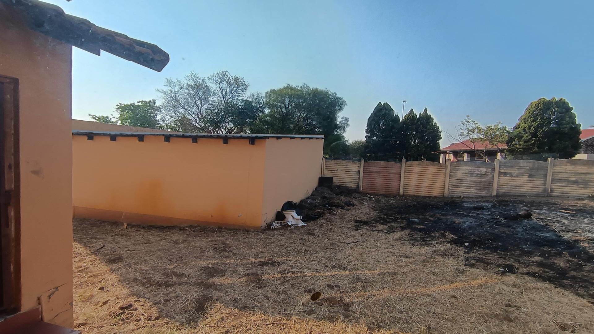 Backyard of property in Esther Park