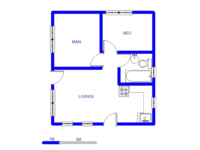 Floor plan of the property in Odinburg Gardens