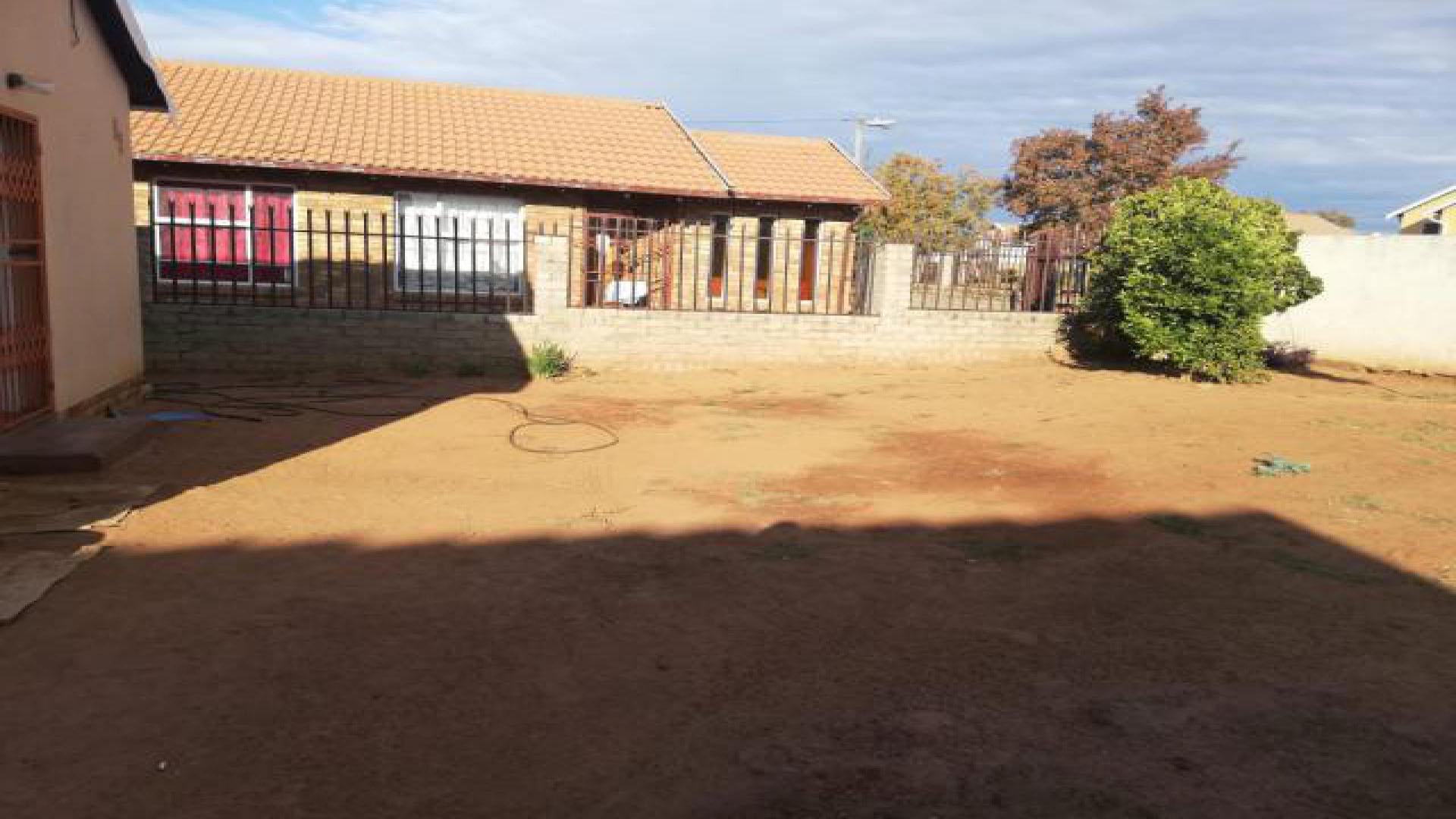 Backyard of property in Odinburg Gardens