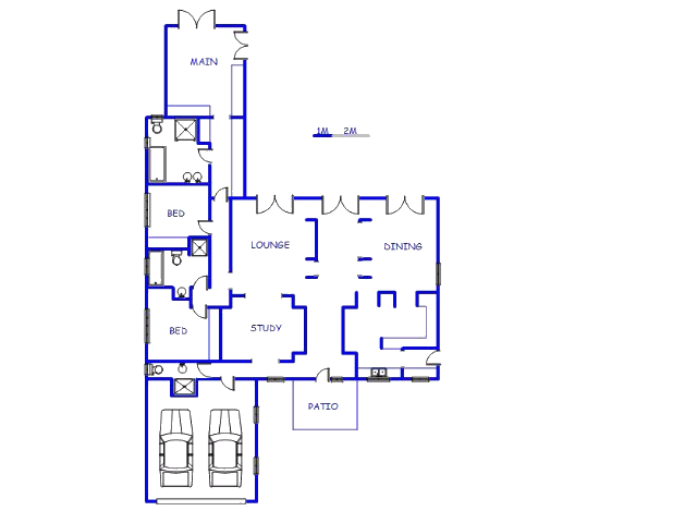 Floor plan of the property in Port Elizabeth Central